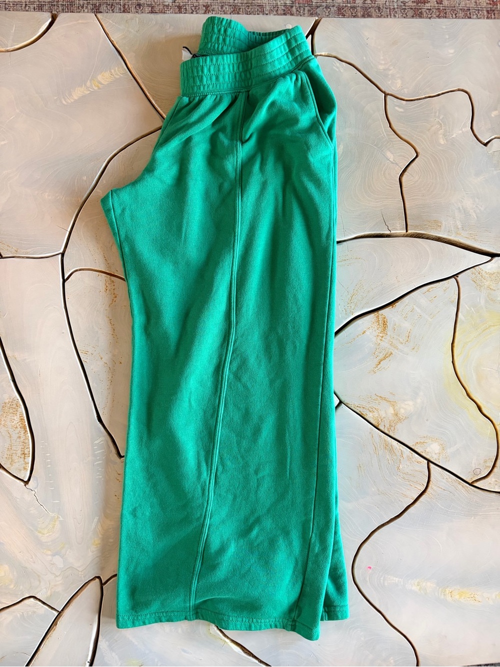 H&M Emerald Green sweatpants with Elastic Waist